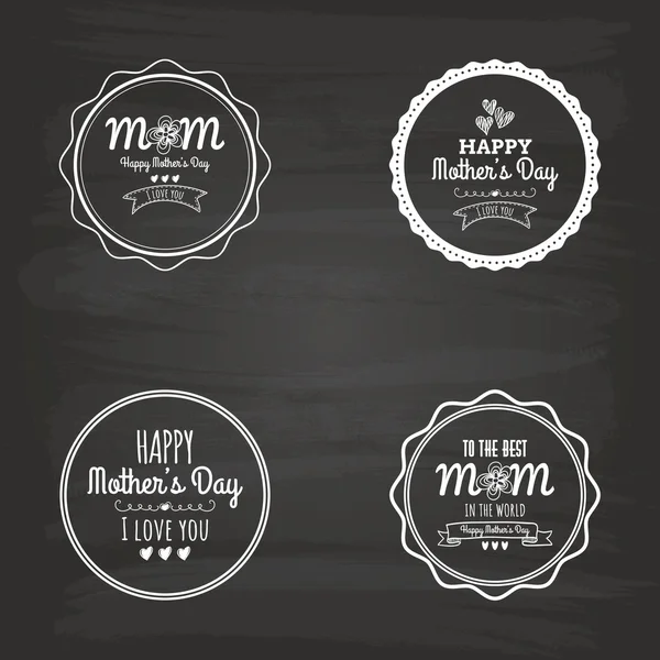 Feliz día de las madres — Vector de stock