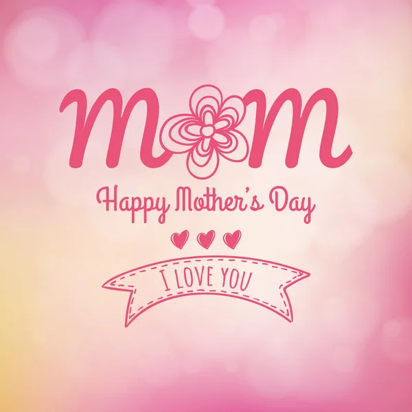 Happy mothers day — Stock Vector