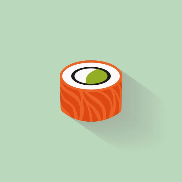 Etichetta di sushi dolce — Vettoriale Stock