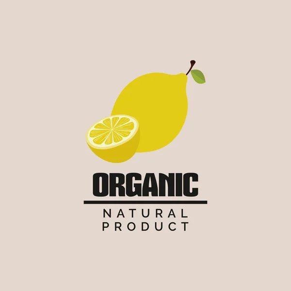 Organic Food Label — Stock Vector