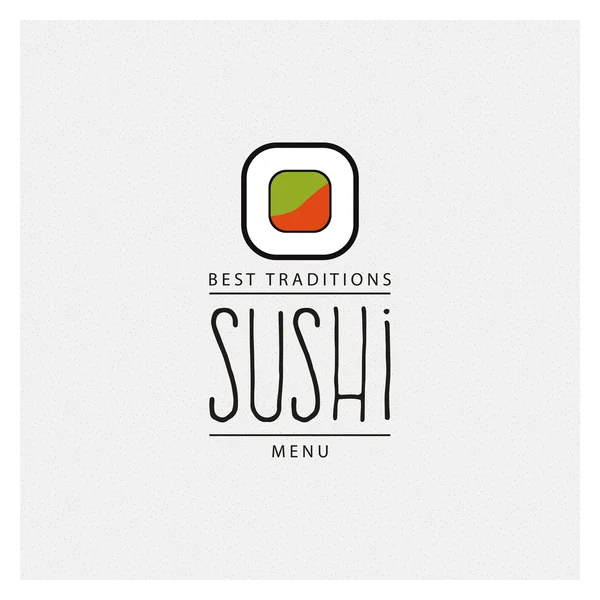 Sweet Suchi Menu — Stock Vector