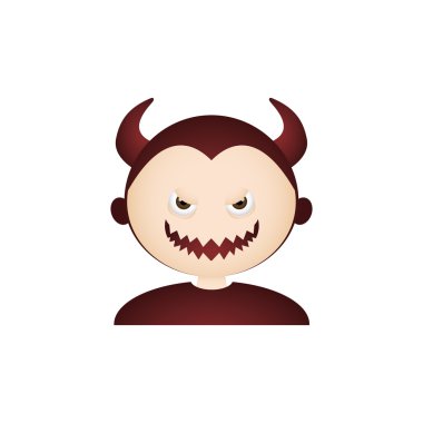 Kostüm yüz ifadesi