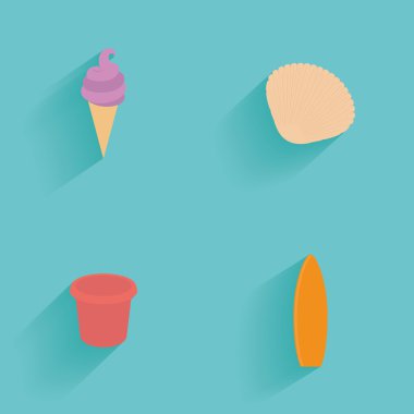 Yaz tatili nesneleri