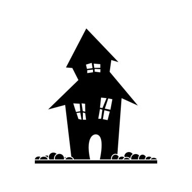 Cadılar Bayramı siluet simge