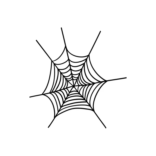 Halloween silhouet pictogram — Stockvector