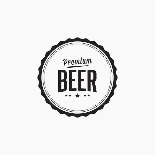 Сладкое пиво этикетка — стоковый вектор