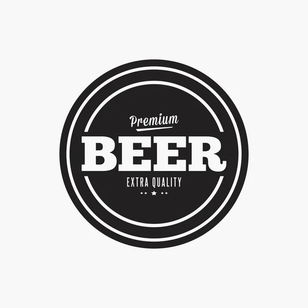 Etiqueta de cerveza dulce — Vector de stock