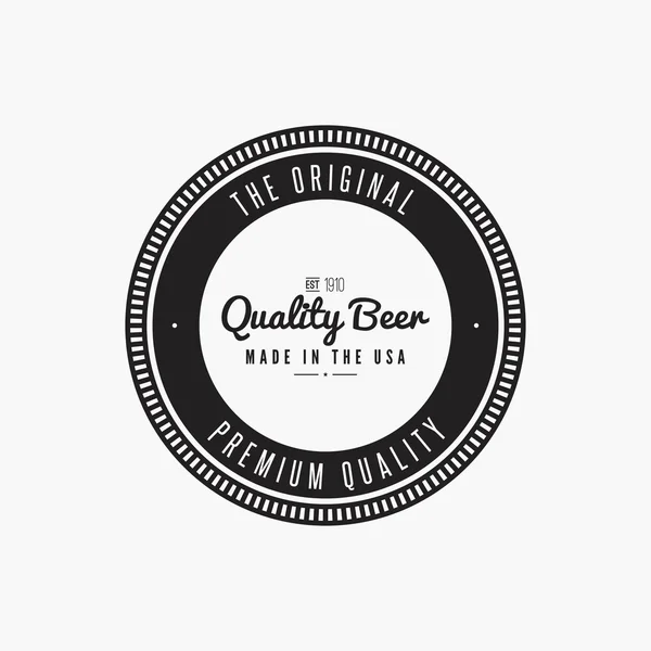 Sweet Beer Label — Stock Vector