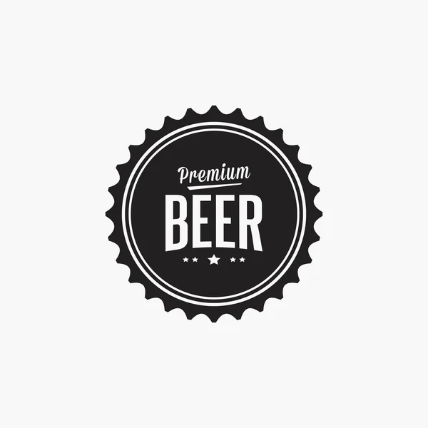 Etiqueta de cerveza dulce — Vector de stock