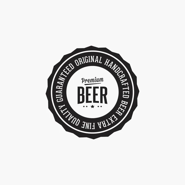 Etiqueta de cerveja doce — Vetor de Stock
