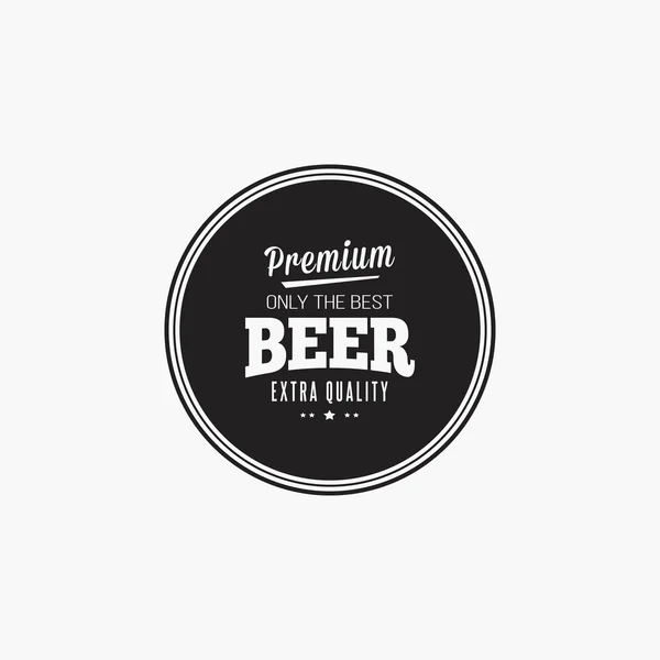 Etiqueta de cerveza dulce — Vector de stock