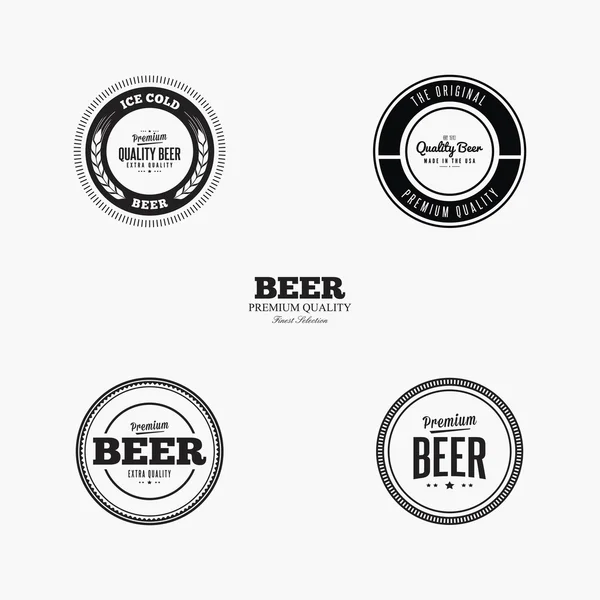 Słodkie piwo etykiety — Wektor stockowy