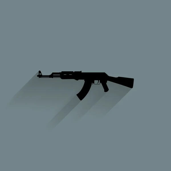 Icono de silueta de arma — Archivo Imágenes Vectoriales
