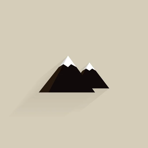 Icono de Camping montaña — Vector de stock