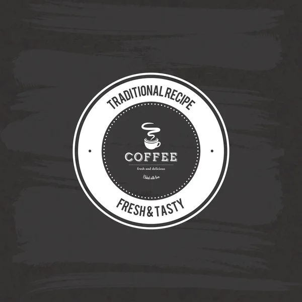 Spezielles Kaffee-Etikett — Stockvektor