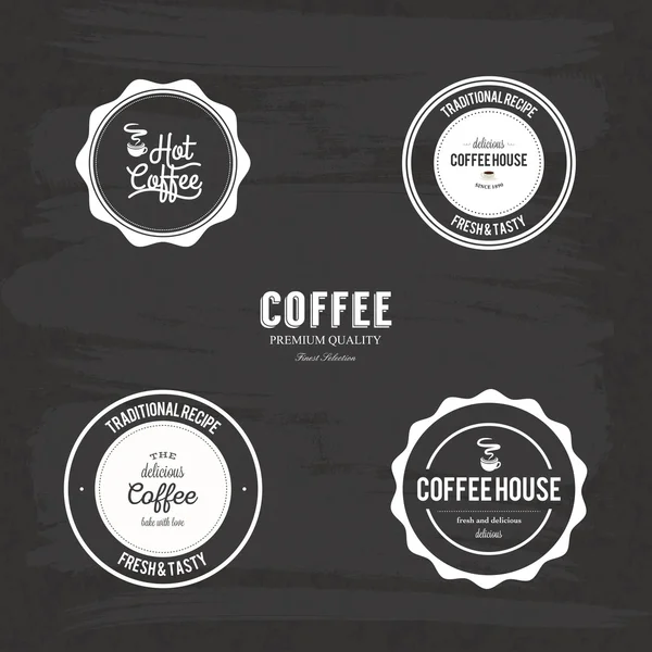Специальные кофейные этикетки — стоковый вектор