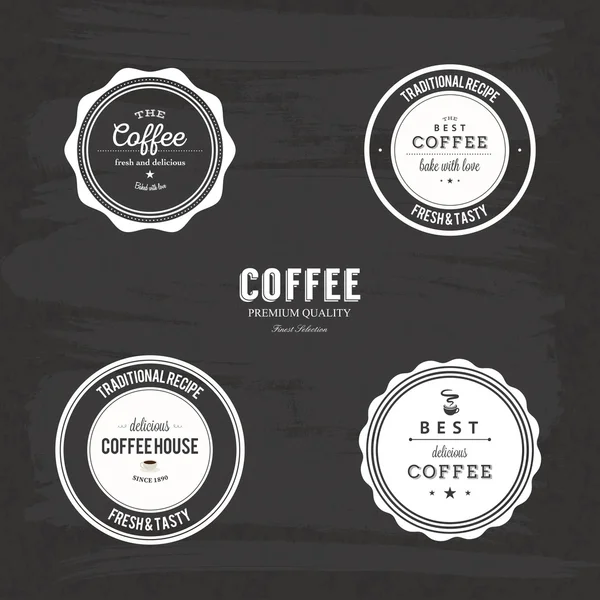 Étiquettes de café spéciales — Image vectorielle