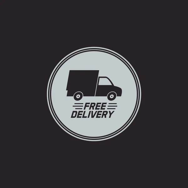 Fast delivery label — Stock Vector