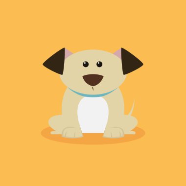Cute karikatür köpek