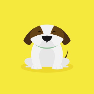 Cute karikatür köpek