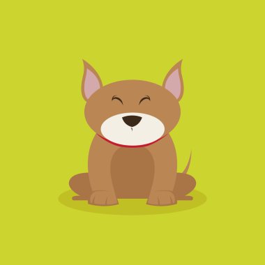 Cute karikatür köpek