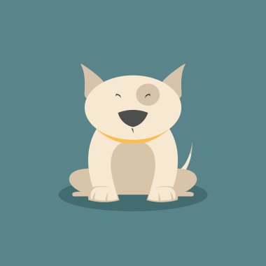 Cute karikatür köpek