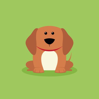 Cute karikatür köpek