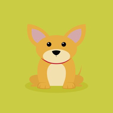 Cute karikatür köpek