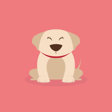 Cute karikatür köpek