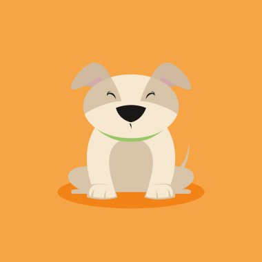 Cute karikatür köpek