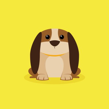 Cute karikatür köpek