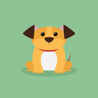 Cute karikatür köpek