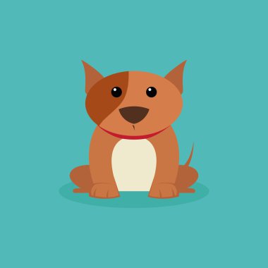 Cute karikatür köpek