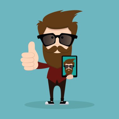 Sevimli Selfie arka plan