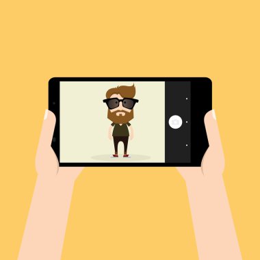 Sevimli Selfie arka plan