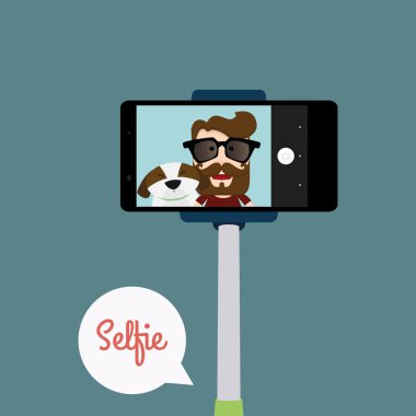 Sevimli Selfie arka plan