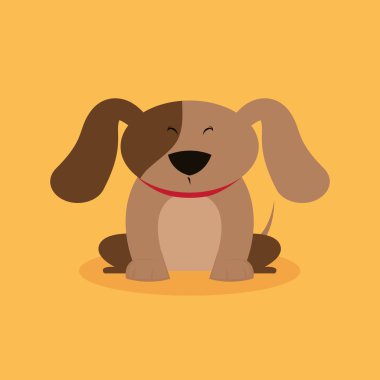Cute karikatür köpek