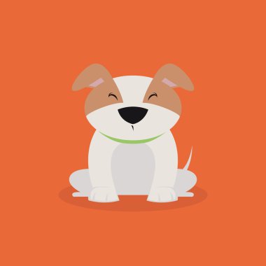 Cute karikatür köpek