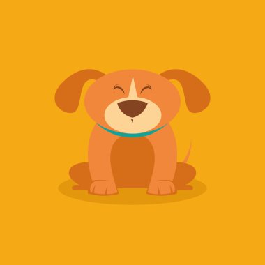 Cute karikatür köpek