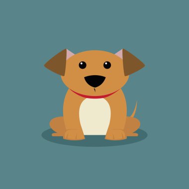 Cute karikatür köpek