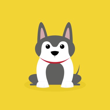 Cute karikatür köpek