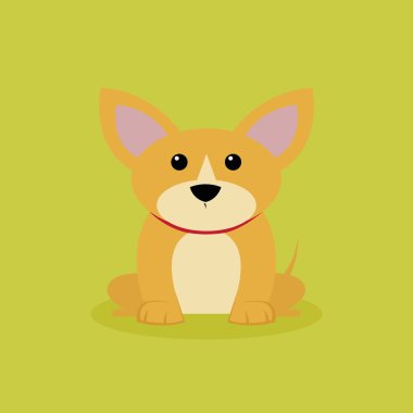 Cute karikatür köpek