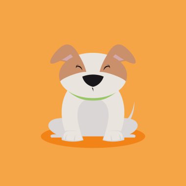 Cute karikatür köpek