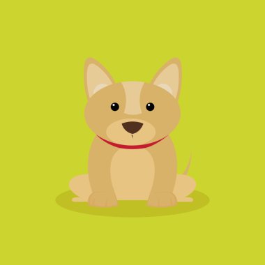 Cute karikatür köpek