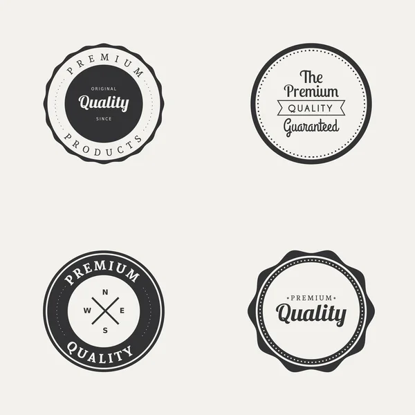 Premium Quality labels — Stock Vector