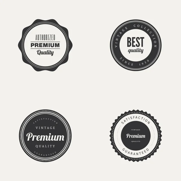 Premium Quality labels — Stock Vector