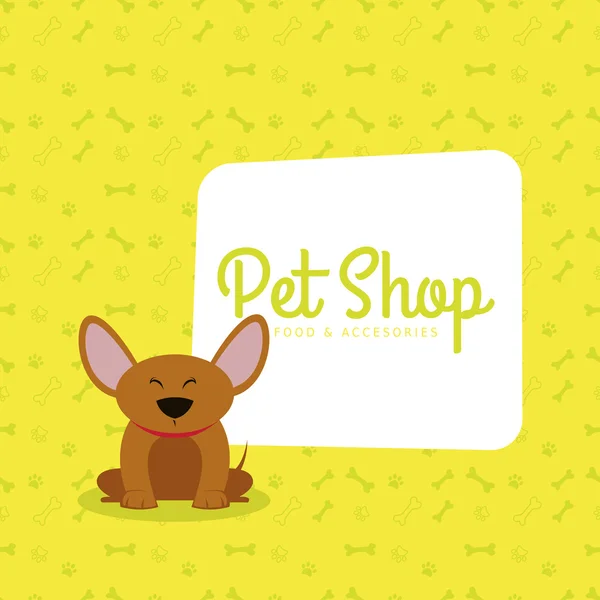 Pet Shop φόντο — Διανυσματικό Αρχείο