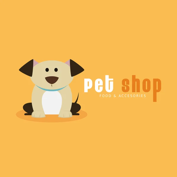 Pet Shop achtergrond — Stockvector