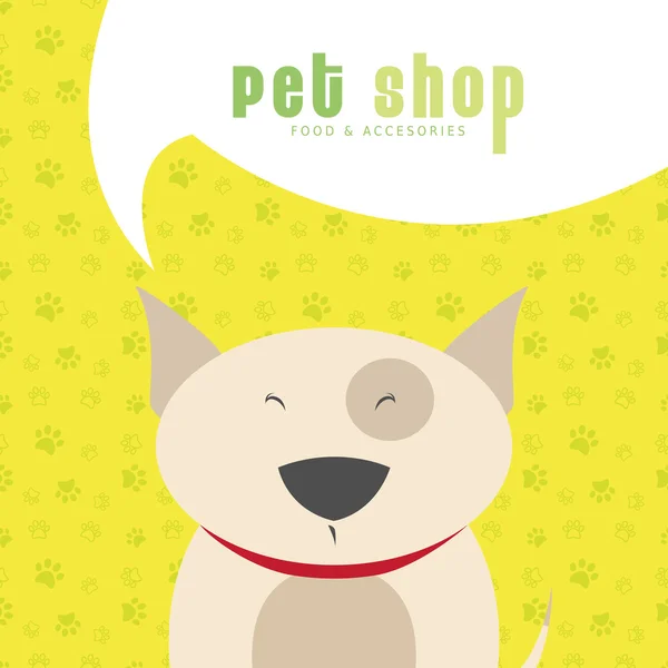 Pet Shop tło — Wektor stockowy