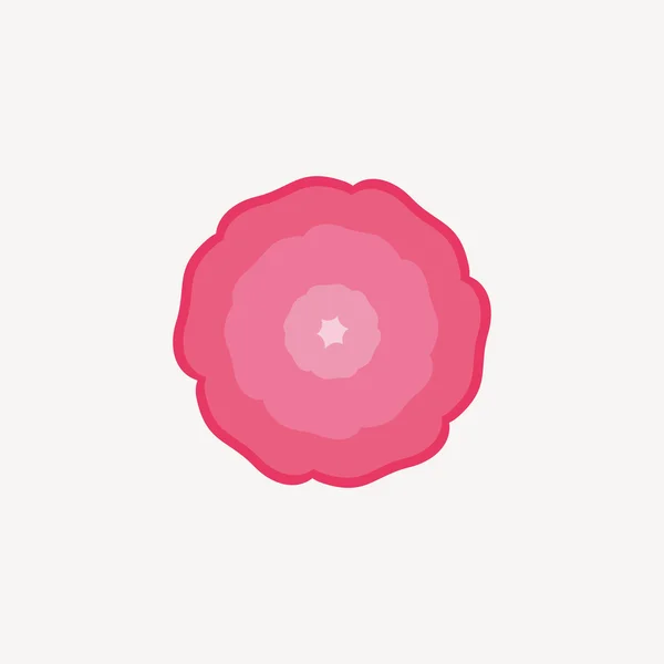 Flor linda abstracta — Vector de stock